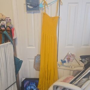Fashion Nova Sunlit Yellow Maxi Dress